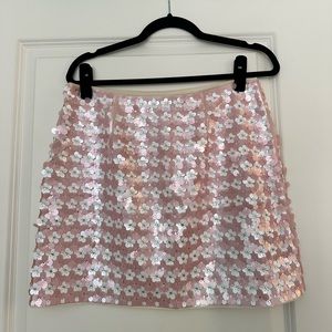 & other stories High Waist Sequin Skirt